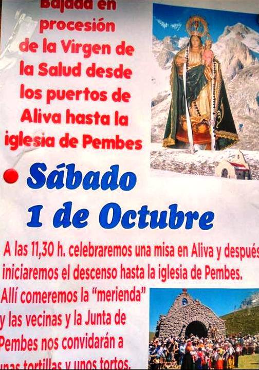 Bajada de la Virgen de la Salud en Liébana 2016