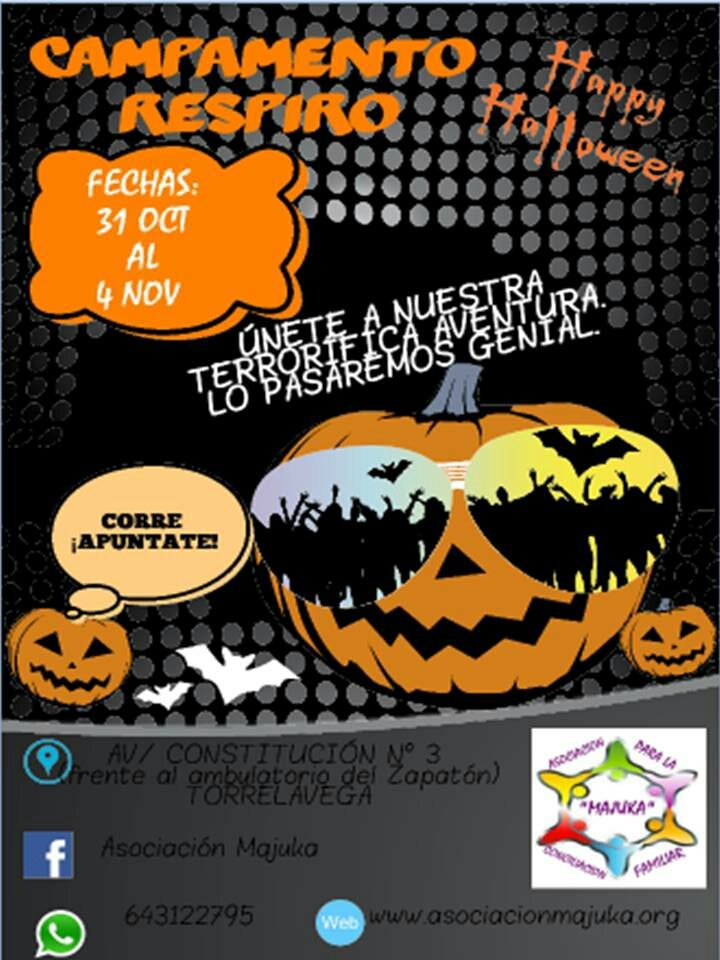 Campamento de Halloween en Cóbreces 2016