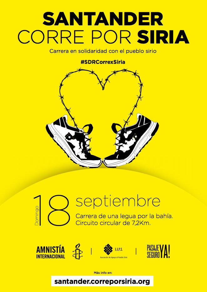 Carrera Corre Por Siria en Santander