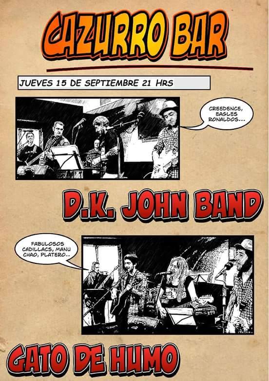 Concierto de D.K. John Band y Gato De Humo en el Cazurro de Liencres