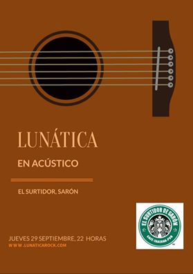 Concierto de Lunática en el Surtidor de Sarón