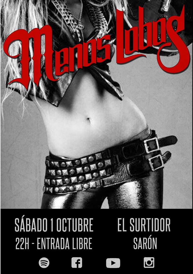 Concierto de Menos Lobos en El Surtidor de Sarón