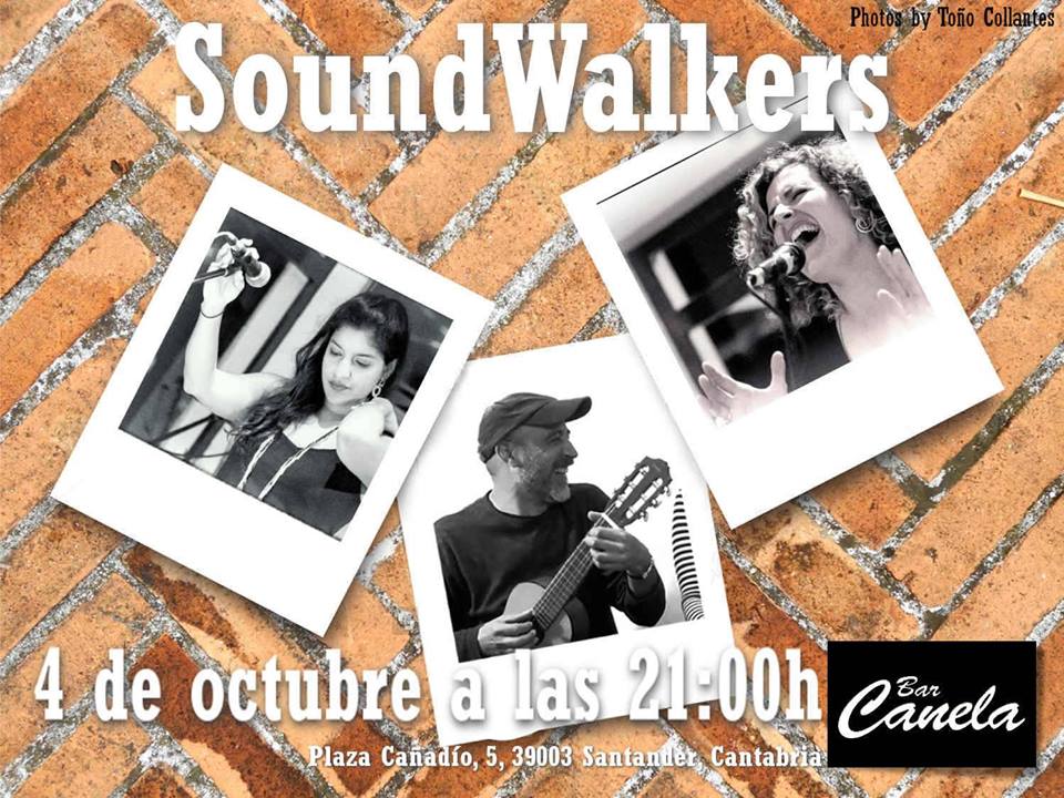 Concierto de Soundwalkers en el Canela de Cañadío en Santander
