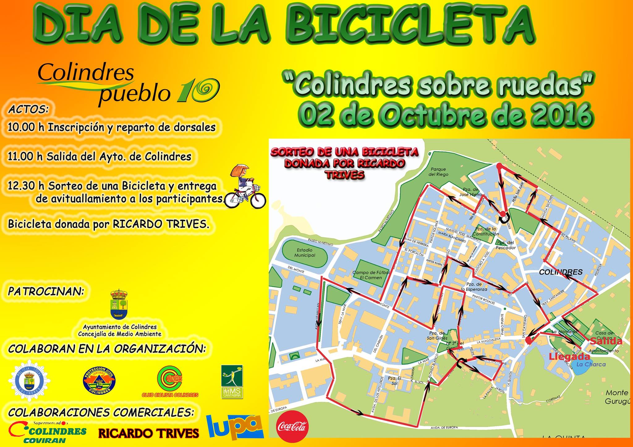 Día de la bicicleta en Colindres 2016