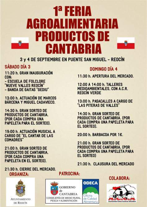 Feria agroalimentaria en Puente San Miguel