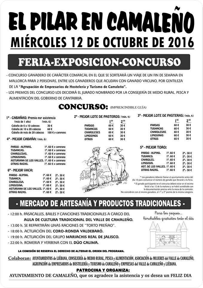 Feria del Pilar en Camaleño 2016