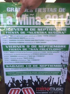 Fiestas de La Miña 2016