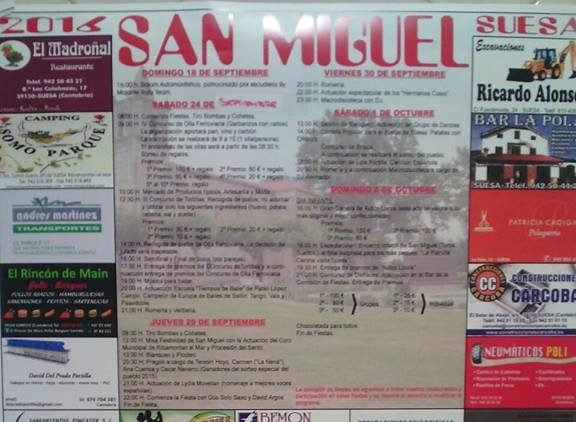 Fiestas de San Miguel en Suesa 2016