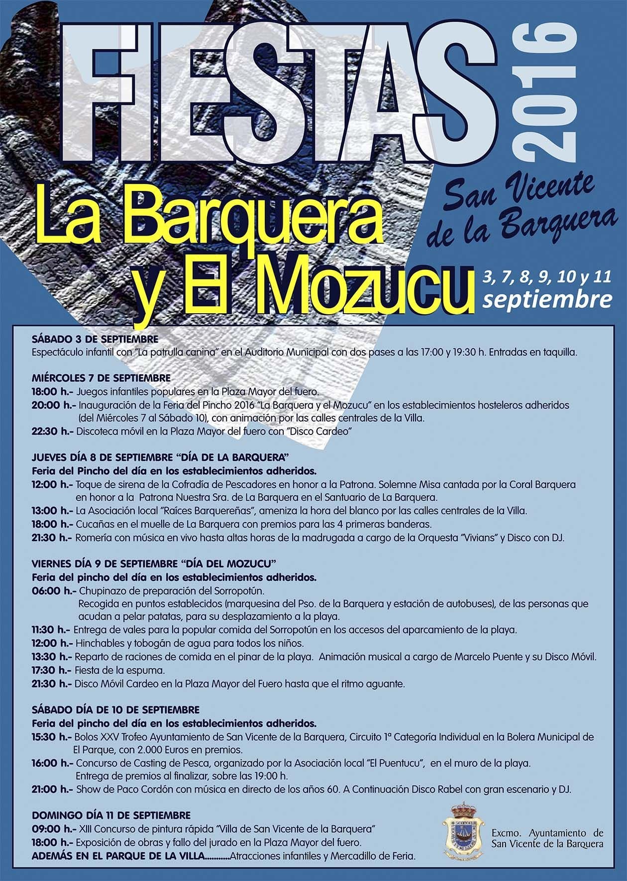 Fiestas de la Barquera y el Mozucu en San Vicente de la Barquera 2016