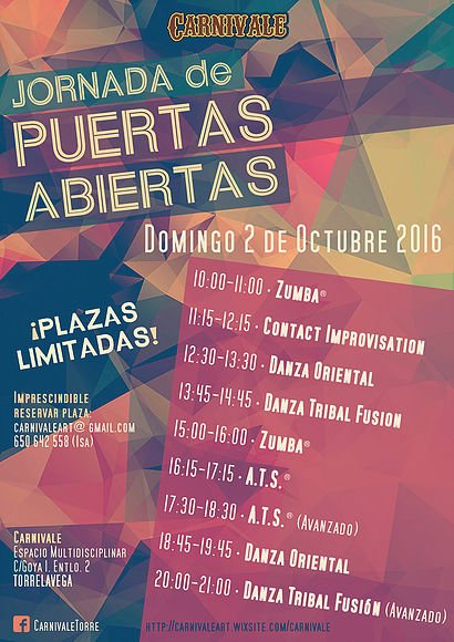 Jornada de Puertas abiertas en Carnivale de Torrelavega