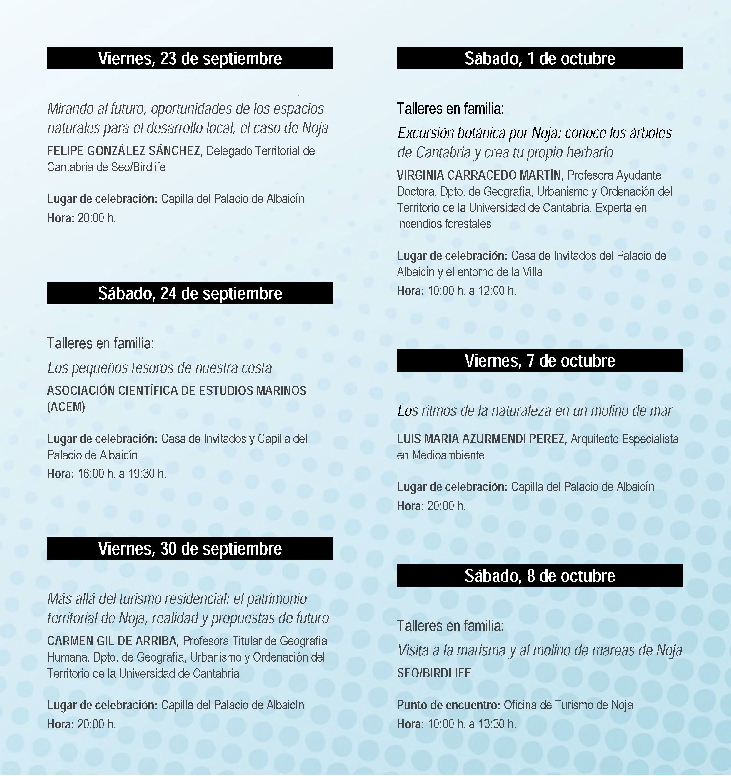 Mes del Medio Ambiente en Noja