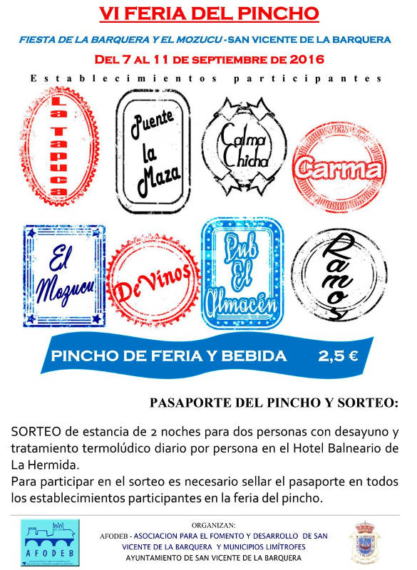 VI Feria del pincho de San Vicente de la Barquera