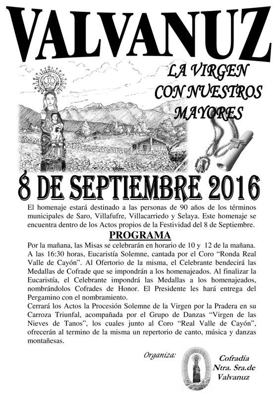 Homenaje a los mayores del Valle de Carriedo 2016