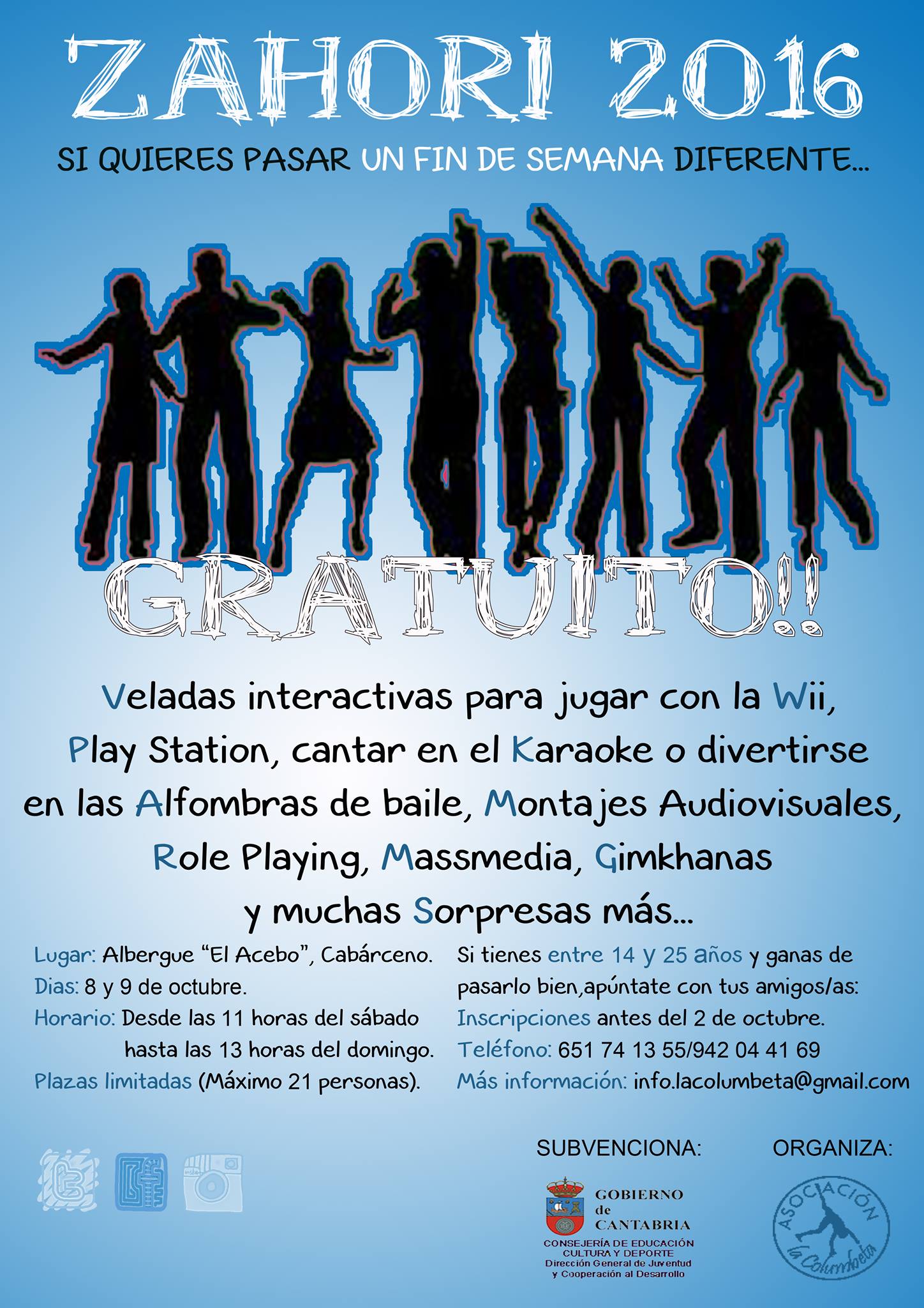 Campamento gratuito Zahorí 2016 en Cabárceno