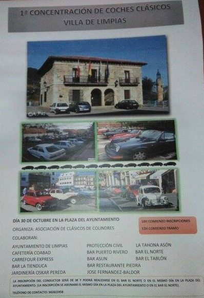 Concentración de Coches clásicos en Limpias