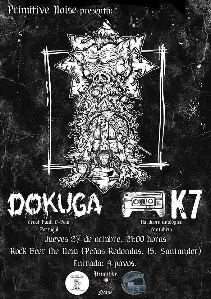 Concierto de Dokuga y K7 en el Rock Beer the New de Santander