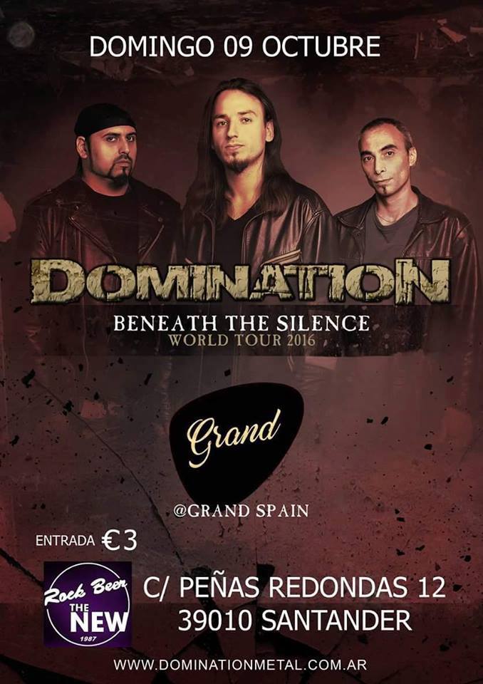 Concierto de Domination en el Rock Beer the New de Santander