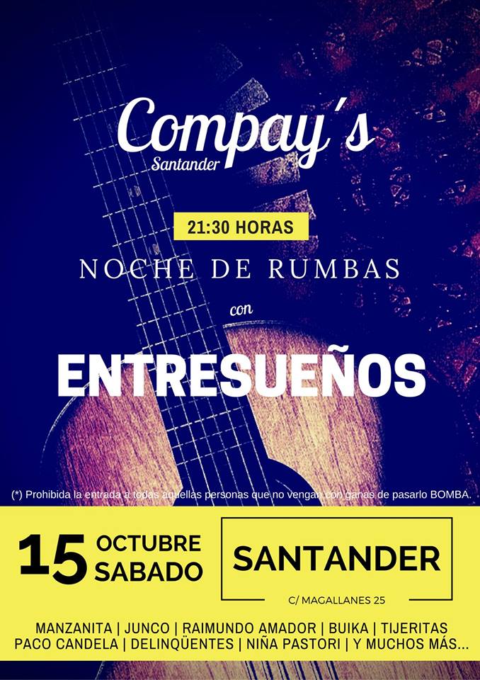 Concierto de Entresueños en el Compay´s de Santander