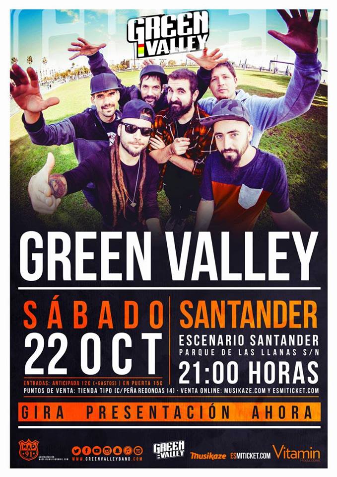 Concierto de Green Valley en Escenario Santander