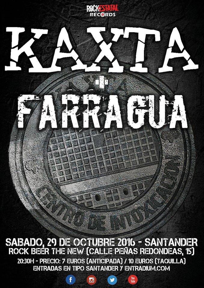 Concierto de Kaxta y Farragua en el Rock Beer the New de  Santander