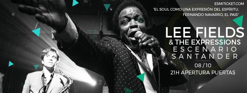 Concierto de Lee Fields & The Expressions en Escenario Santander