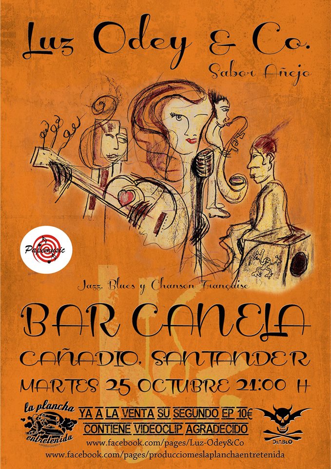 Concierto de Luz Odey & Co en el Canela de Santander