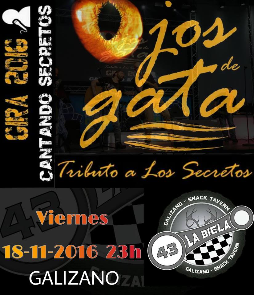 Concierto de Ojos de Gata en La Biela 43 de Galizano