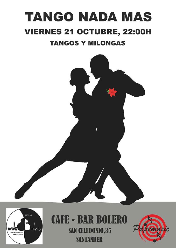 Concierto de Tango Nada Más en el bar Bolero de Santander