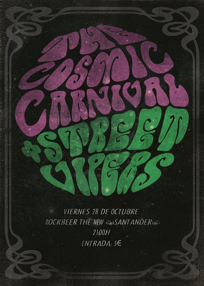 Concierto de The Cosmic Carnival y Street Vipers en el Rockbeer the new de Santander
