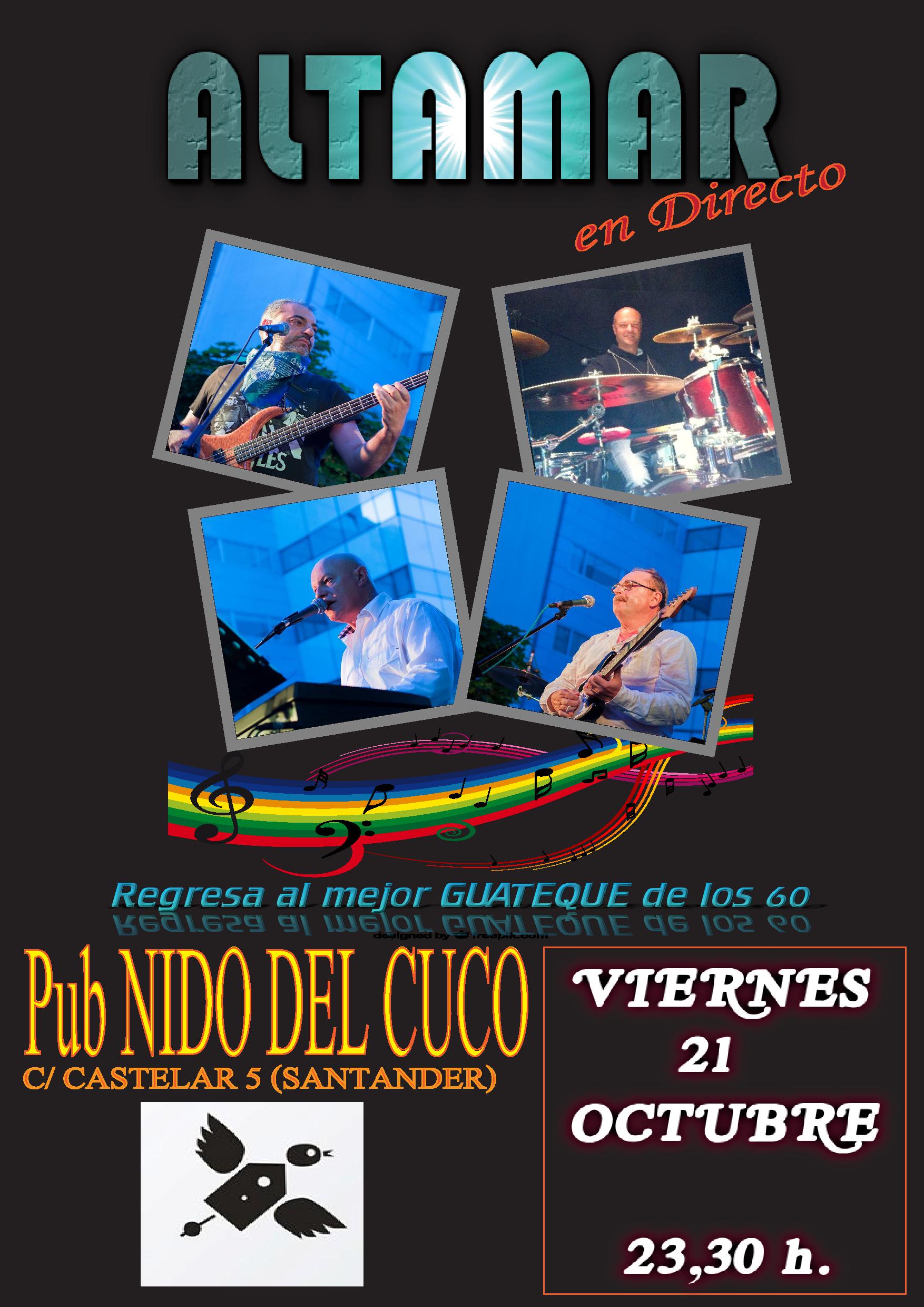 Concierto del grupo Altamar en El Nido del Cuco de Santander