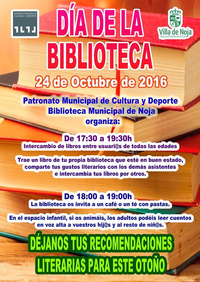 Día de la biblioteca en Noja 2016