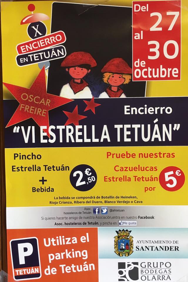 Encierro en tetuan estrella de la fama para Oscar Freire