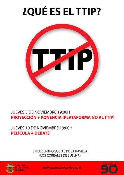 Espacio de Debate sobre el TTIP y películas en Los corrales de Buelna