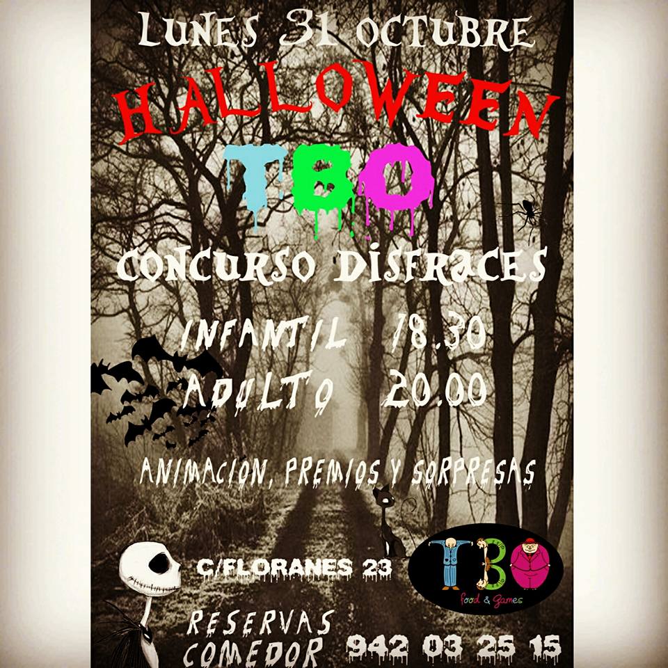 Fiesta de Halloween en TBO de Santander