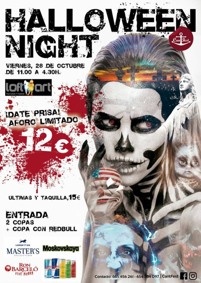Fiesta de Halloween en el Loft de Santander