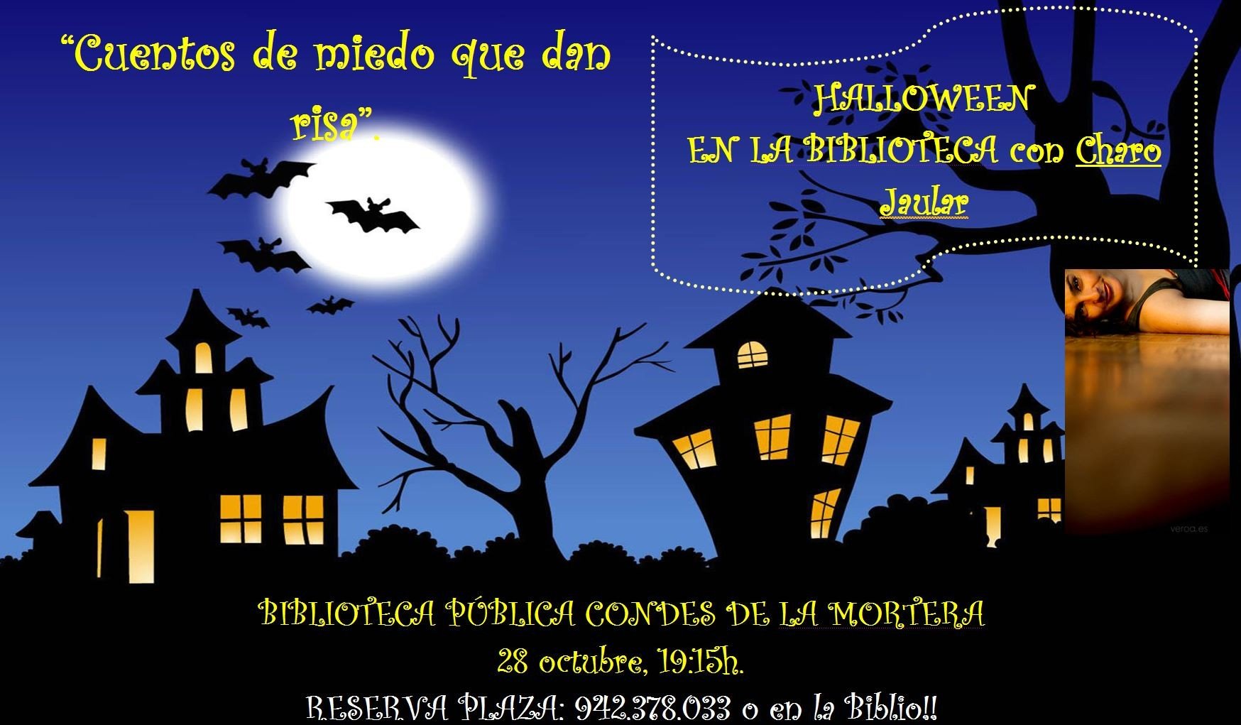 Fiesta de Halloween en la Biblioteca de Mortera 2016