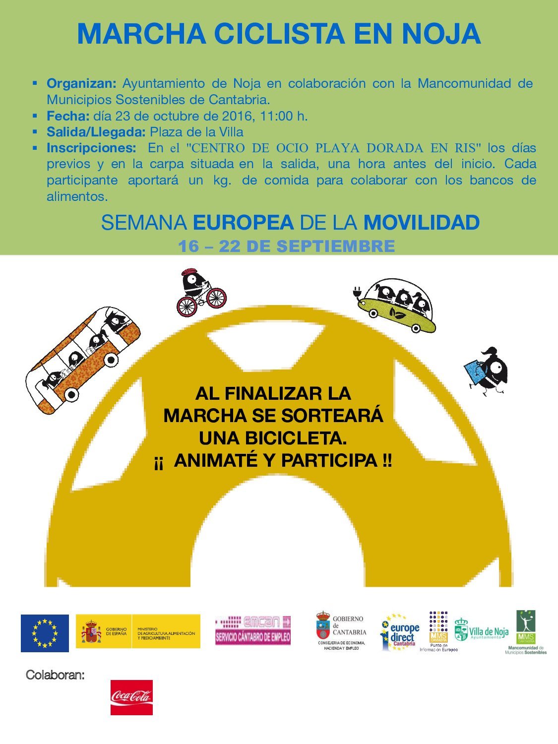 Marcha ciclista en Noja