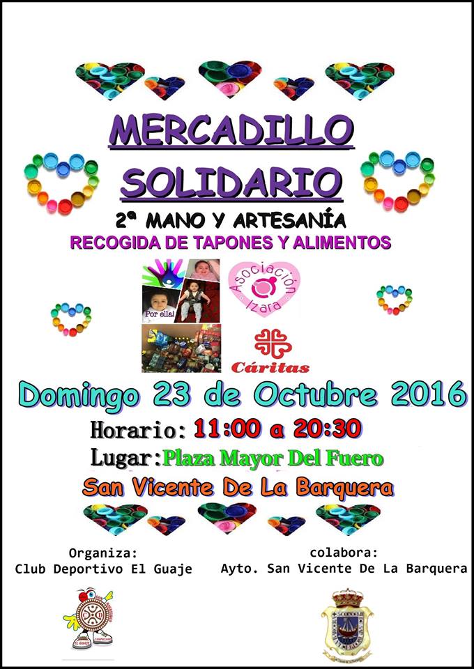 Mercadillo solidario en San Vicente de la Barquera