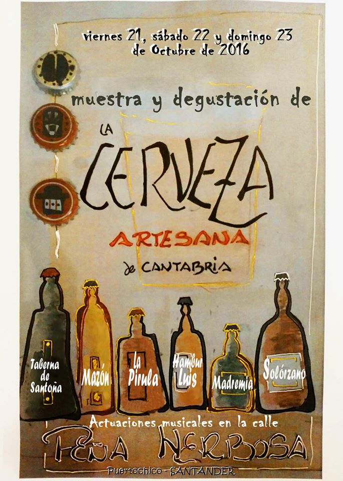 Muestra-degustación de CERVEZA ARTESANA DE CANTABRIA en Peña Herbosa, Santander