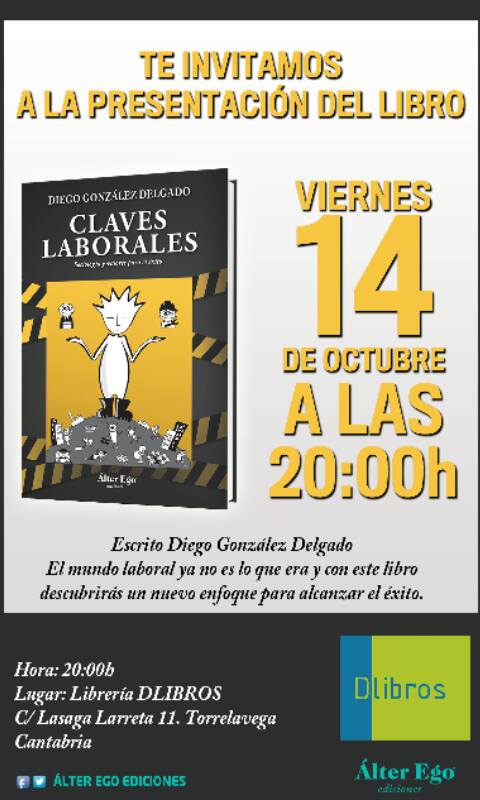 Presentación del libro Claves Laborales en Dlibros de Torrelavega