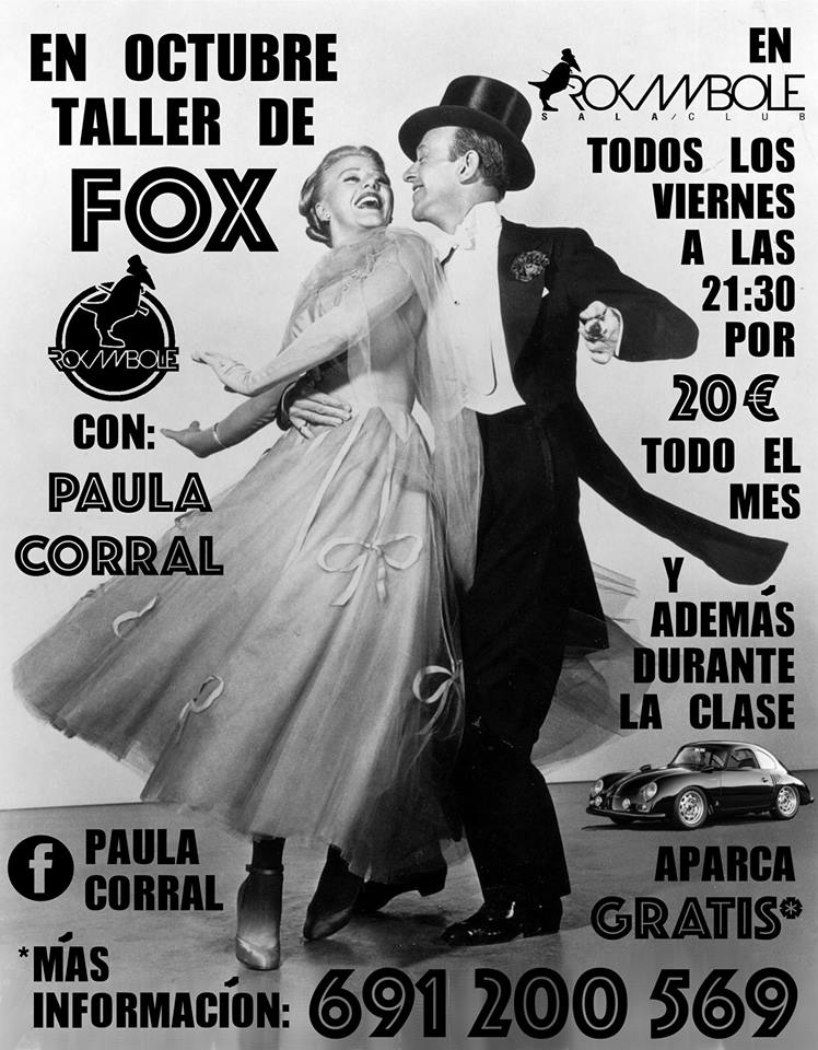 Taller de Fox,Baila Jazz en el Rocambole de Santander