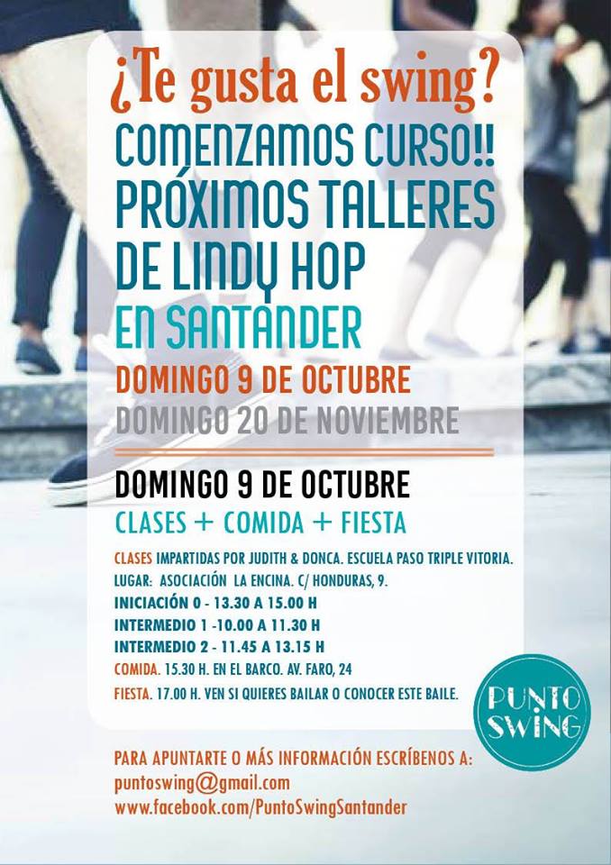 Taller de Lindy Hop en La Encina Santander