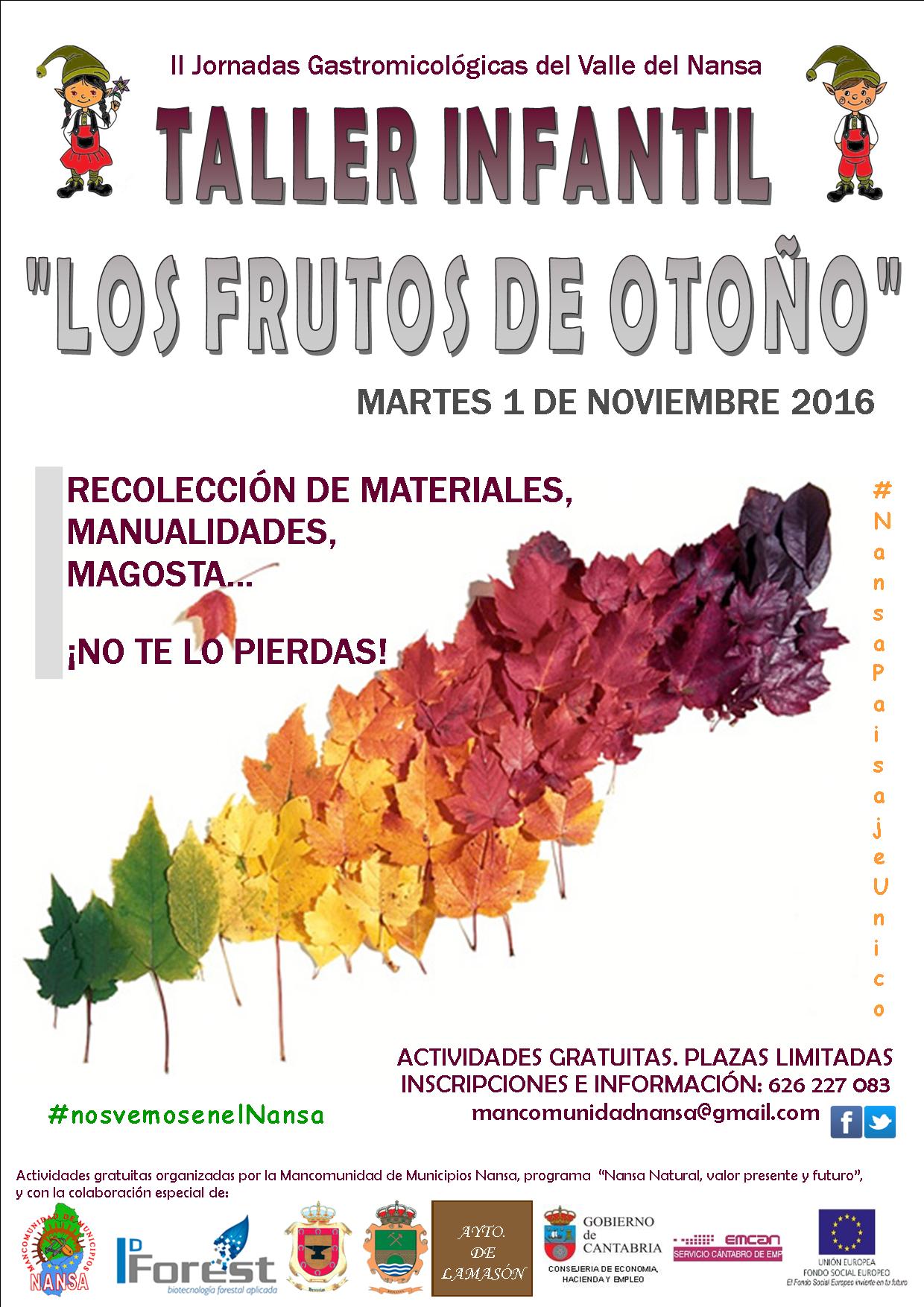 Talleres Infantiles Los Frutos del Otoño en Bielva