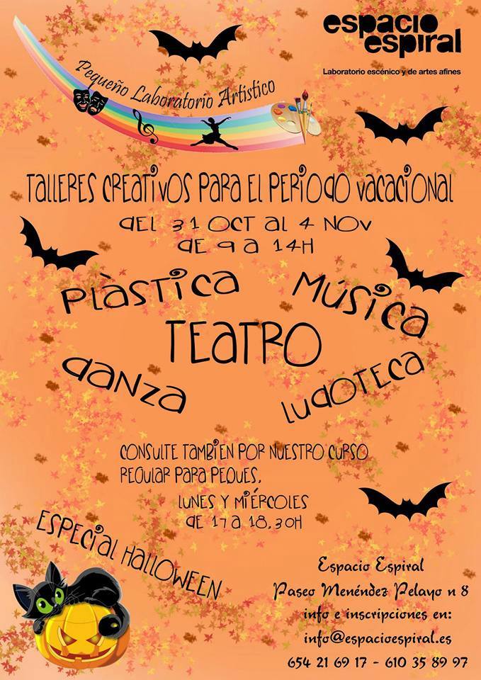 Talleres creativos de Vacaciones en Espacio Espiral de Santander