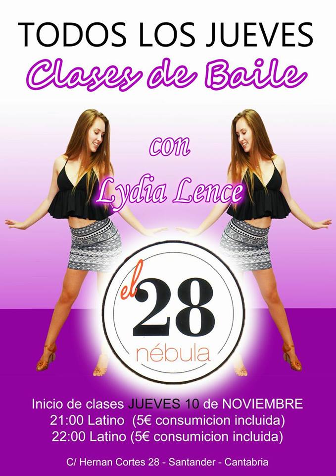 Clases de baile en el 28 Nébula de Santander