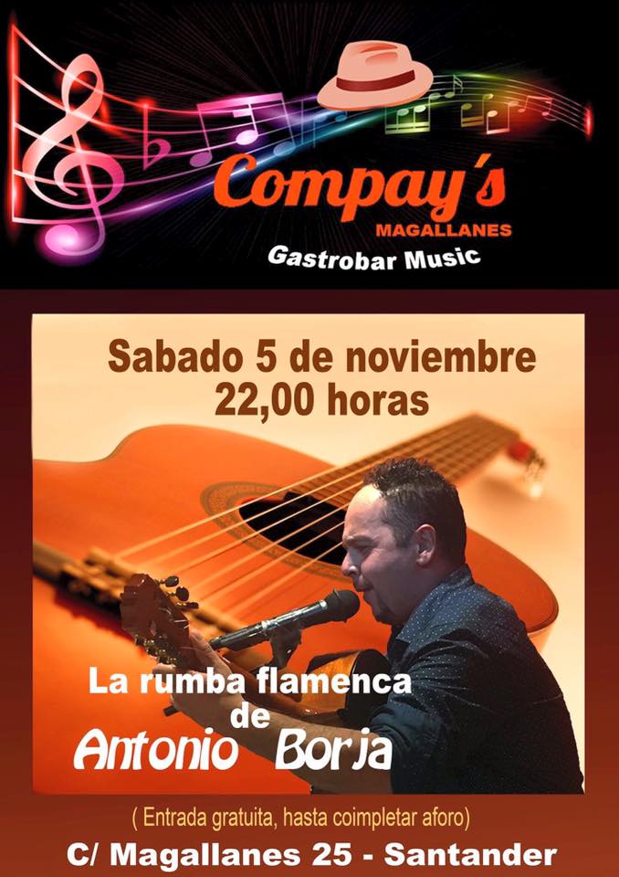 Concierto de Antonio Borja en el Compay´s de Santander