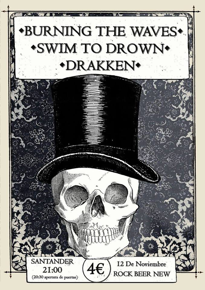 Concierto de Burning The Waves+ Drakken + Swim to Drown en el Rock Beer the New de Santander