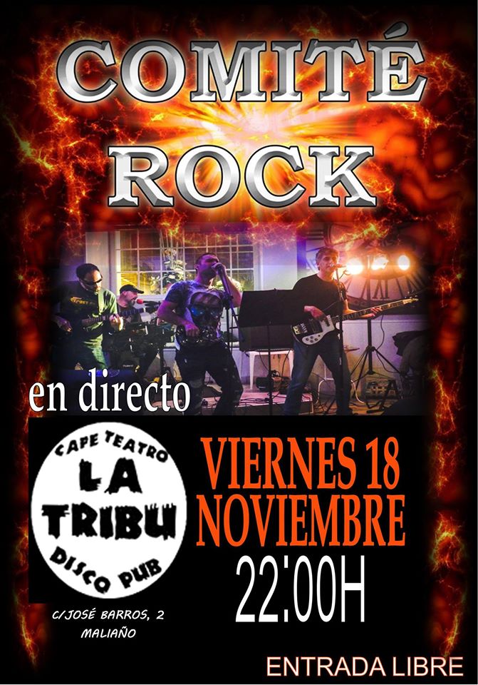 Concierto de Comité Rock en La Tribu de Maliaño