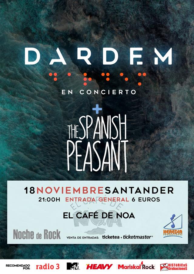 Concierto de Dardem y The Spanish Pleasant en el Café de Noa de Santander
