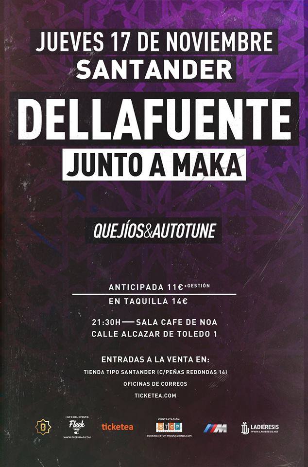 Concierto de Dellafuente en el Café de Noa de Santander